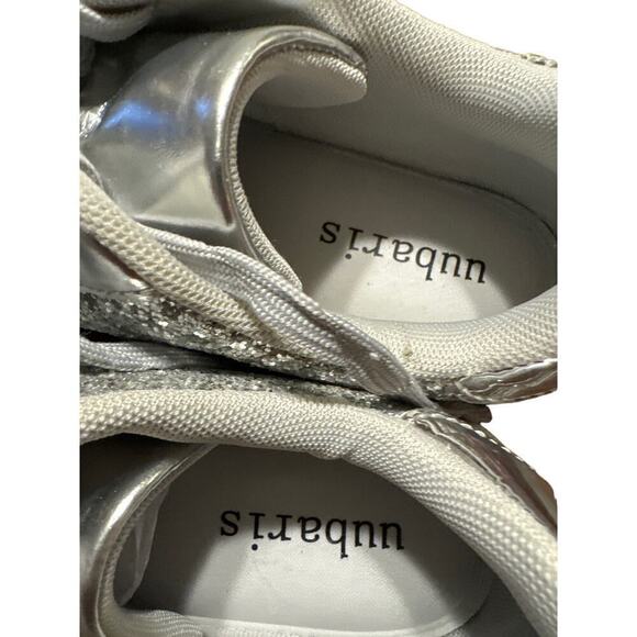 UUBARIS Women Size 8.5 US Silver Glitter - Picture 6 of 7